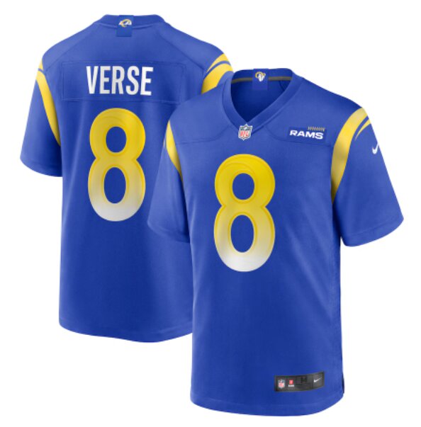 Men Los Angeles Rams #8 Verse blue 2024 Nike Limited NFL Jersey->women mlb jersey->Women Jersey